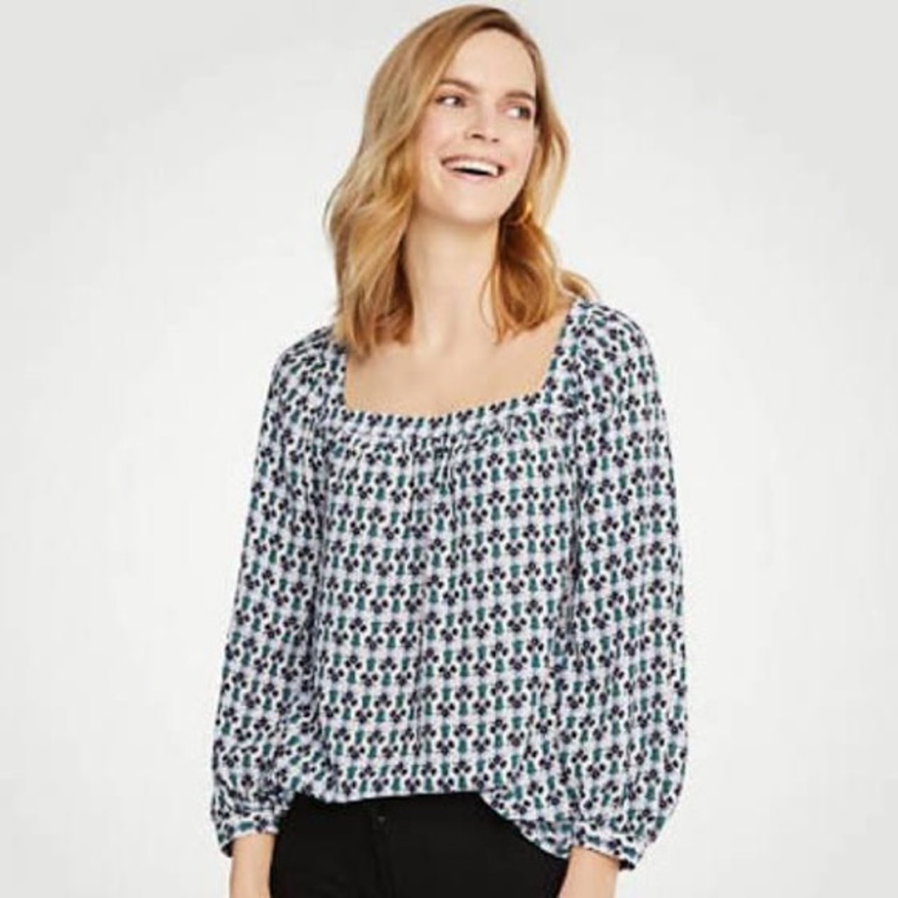 Ann Taylor Floral Blouse